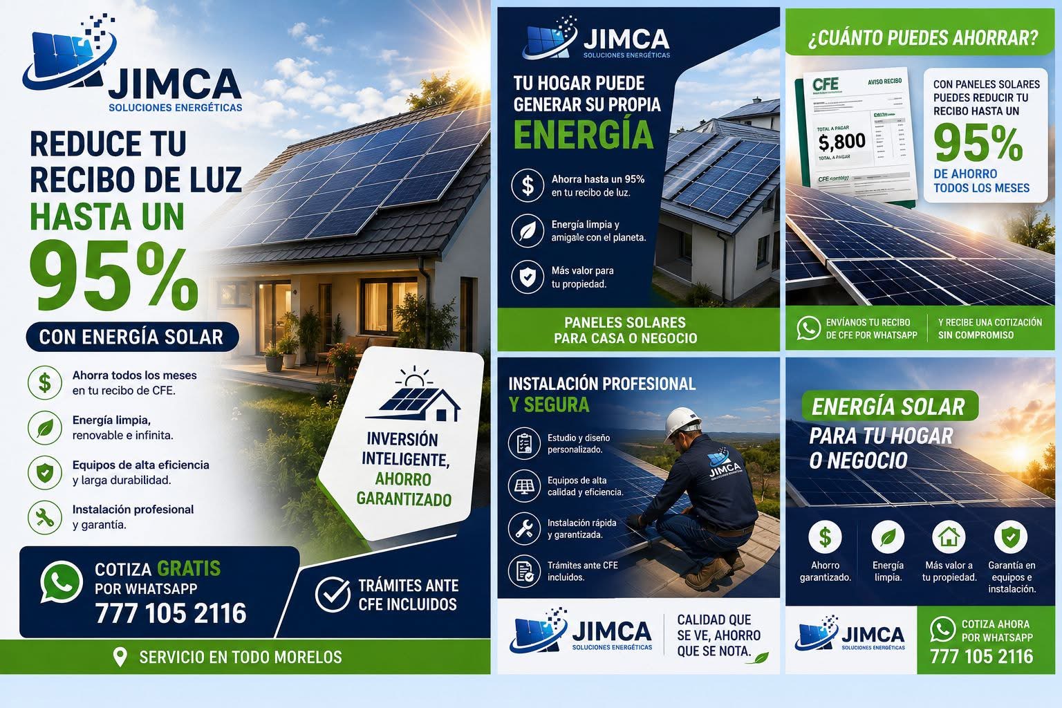 Soluciones de energía solar JIMCA